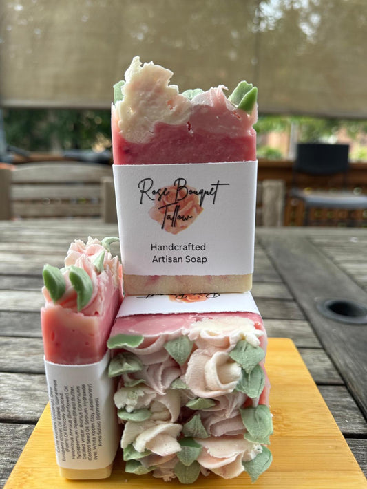 Rose Bouquet - Tallow Soap Bar